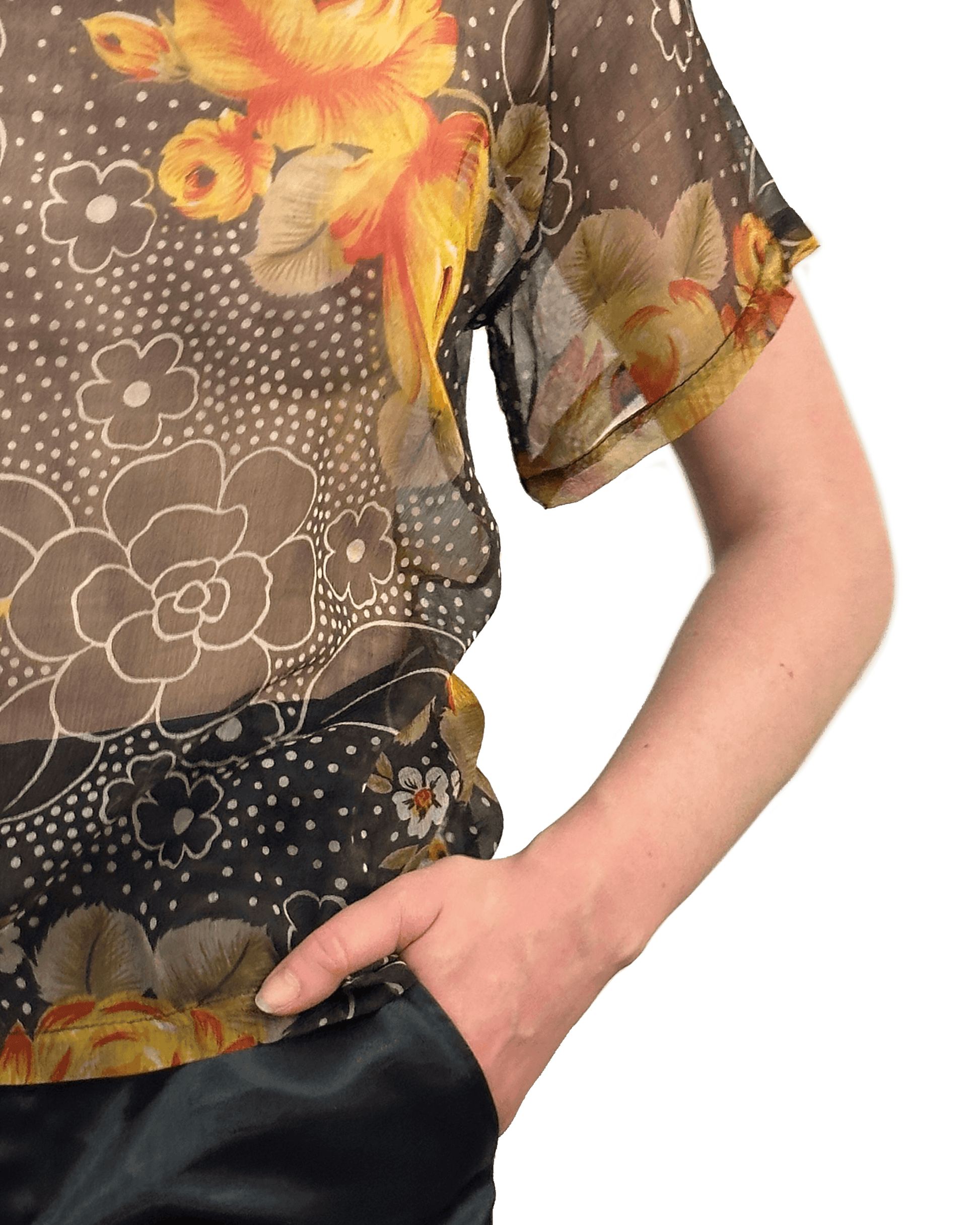 Short Sleeved Sari T-shirt