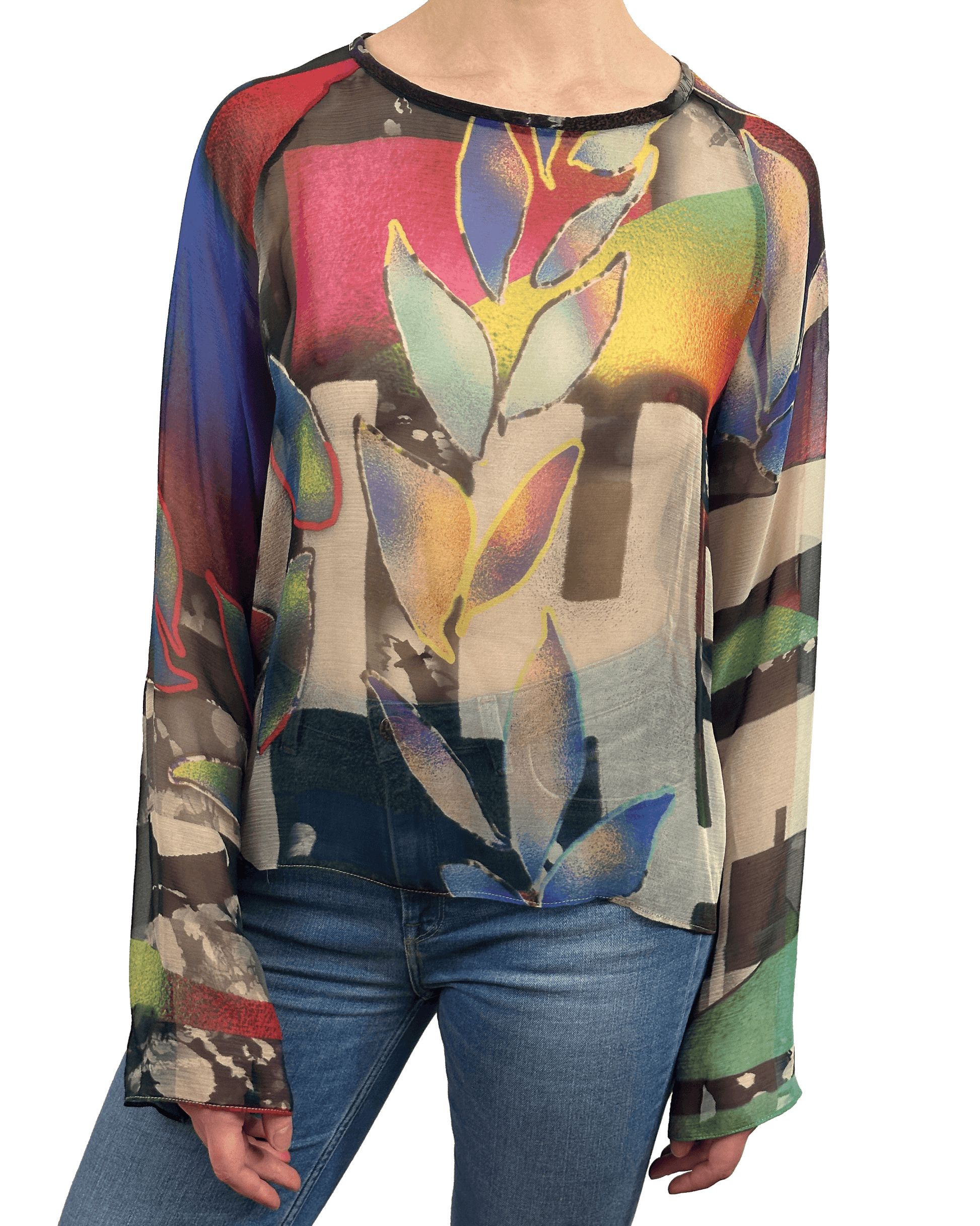 Long Sleeved Sari T-Shirt