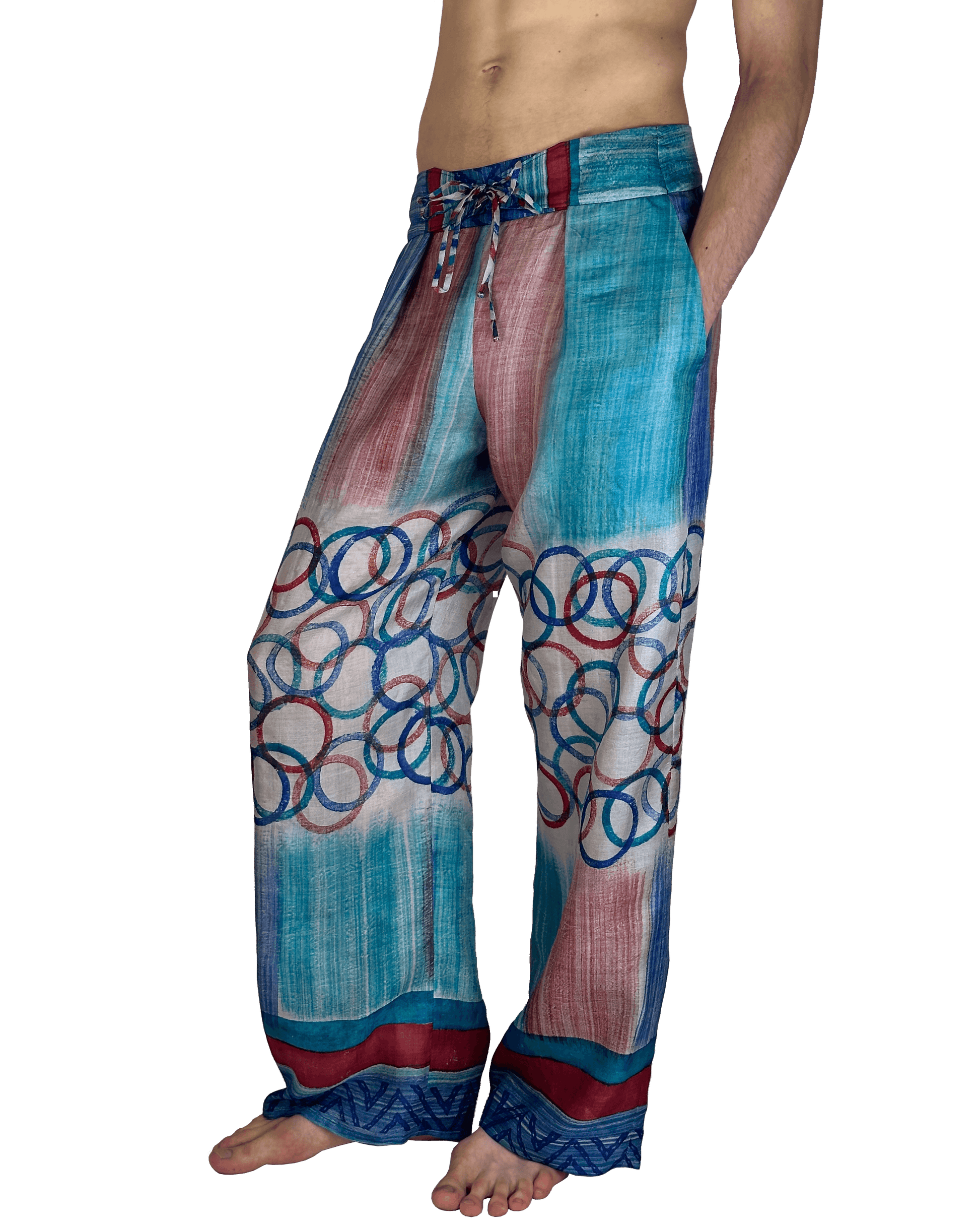 Sari Tie Front Pants