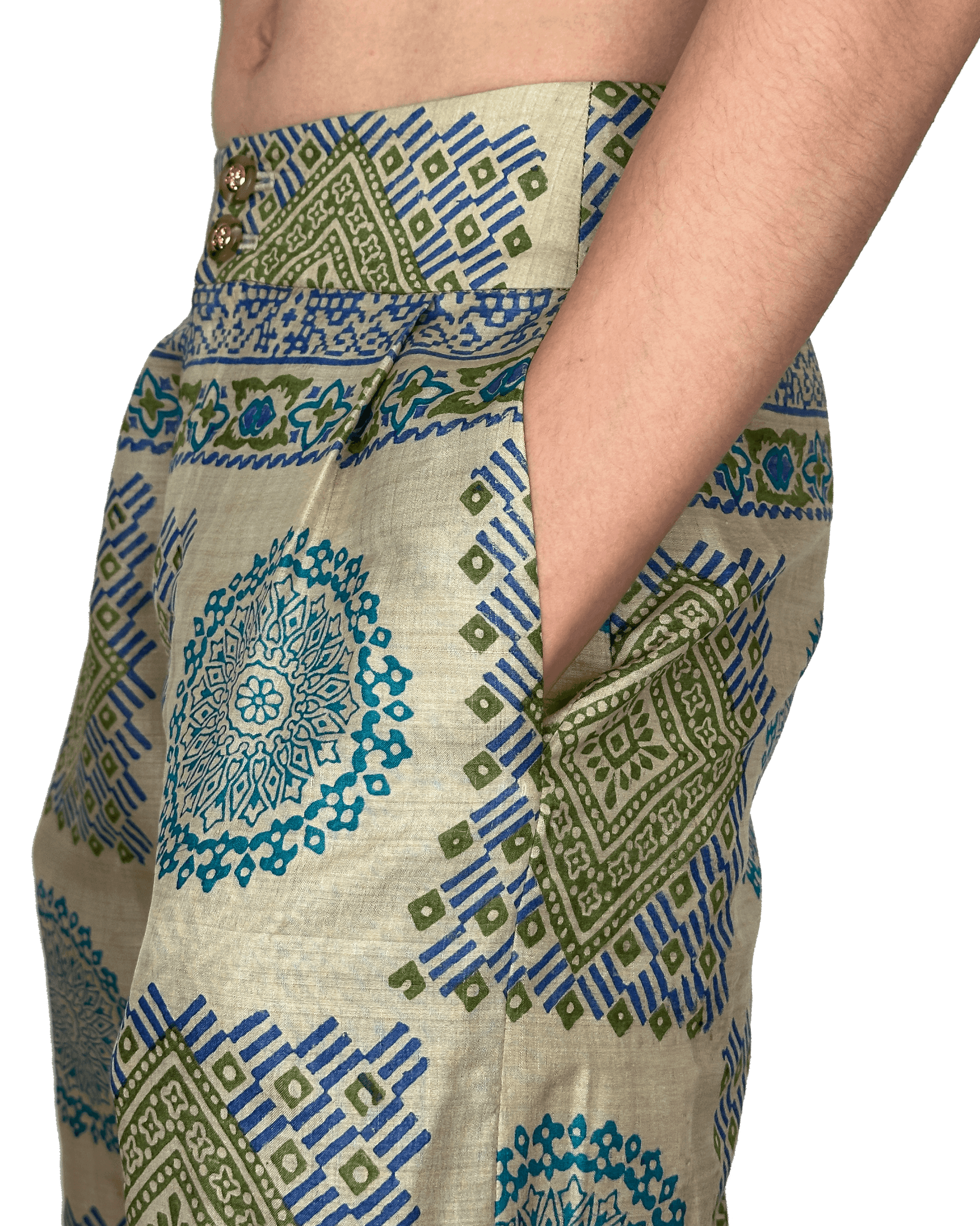 Sari Button Front Pants