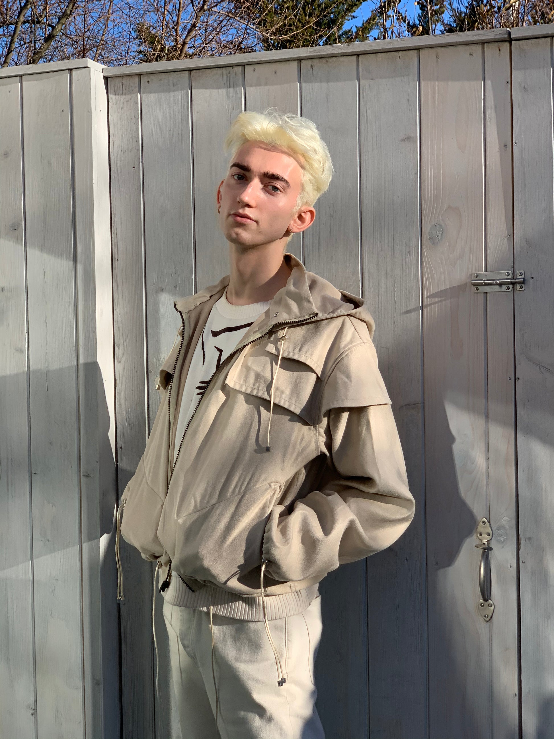 Double Gun Flap Windbreaker