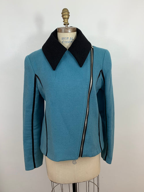 Asymmetrical Cashmere Coat