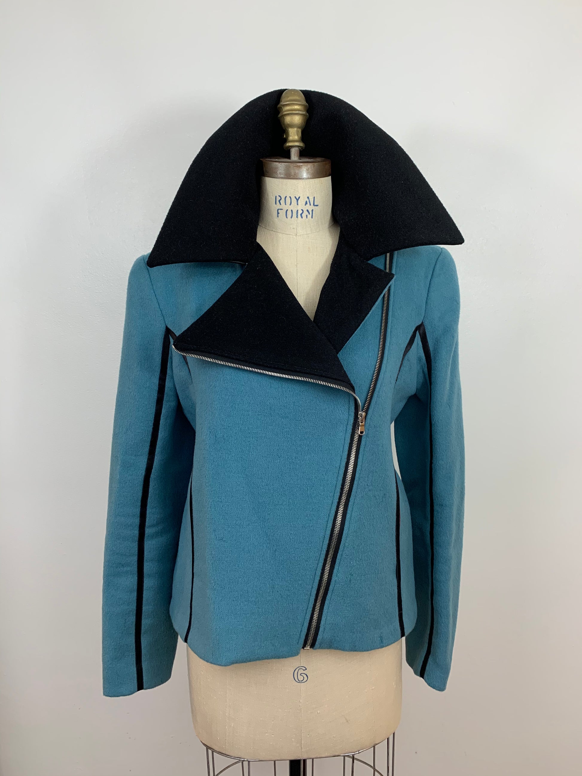 Asymmetrical Cashmere Coat