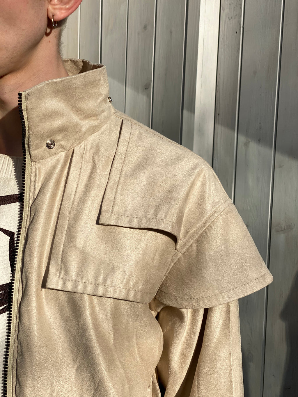 Double Gun Flap Windbreaker