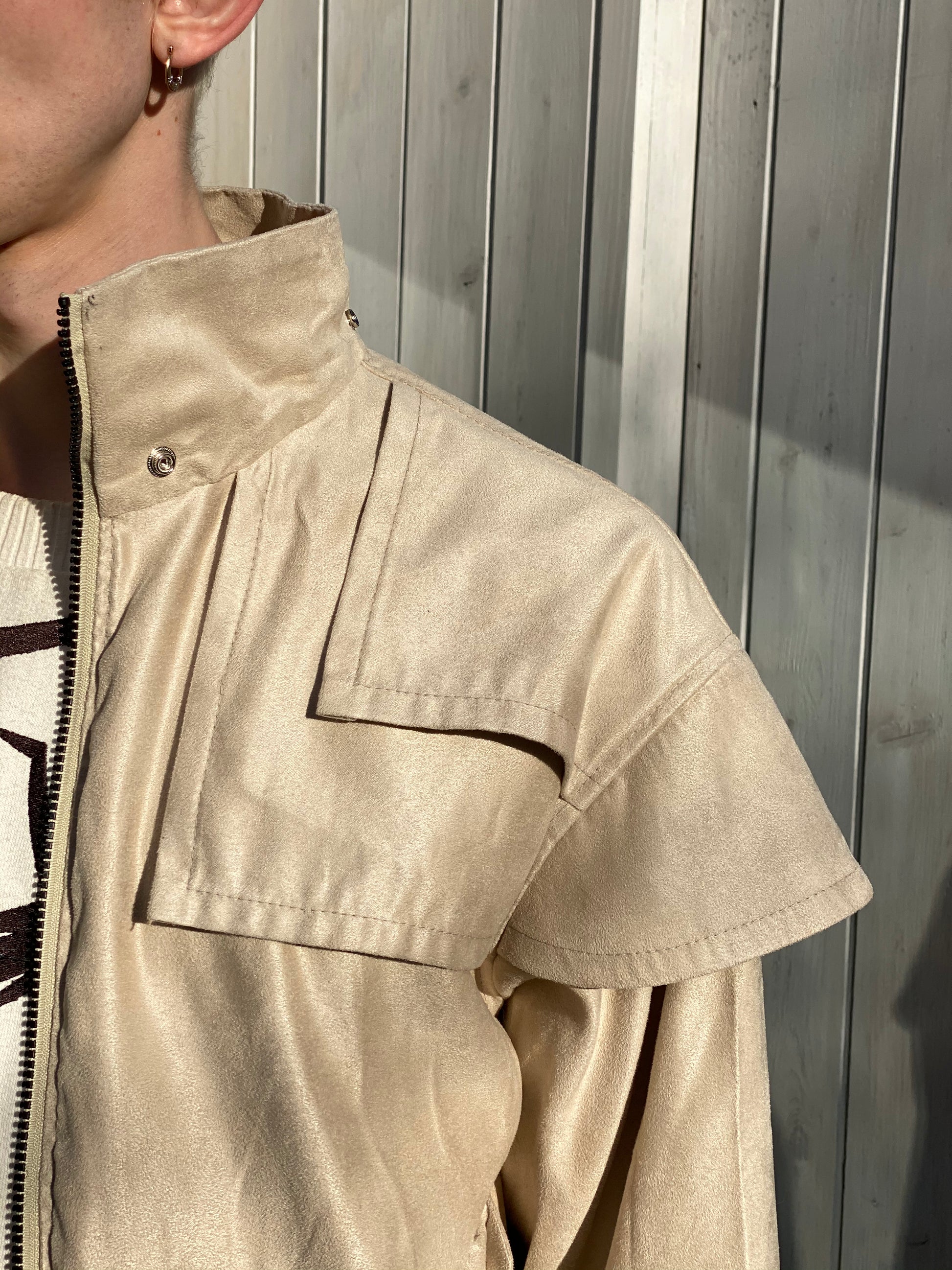 Double Gun Flap Windbreaker